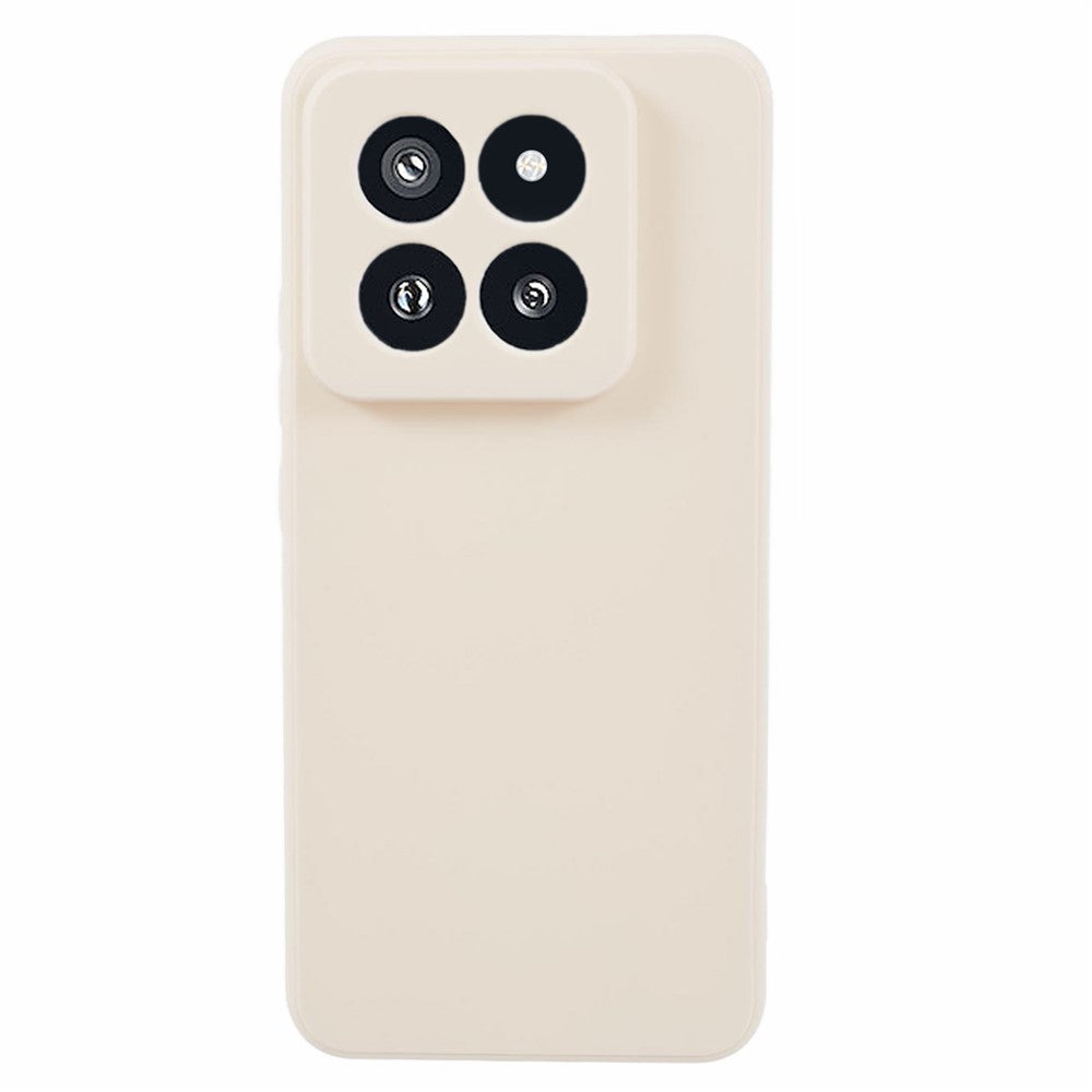 For Xiaomi 14 Pro TPU Case Straight Edge Candy Color Phone Cover