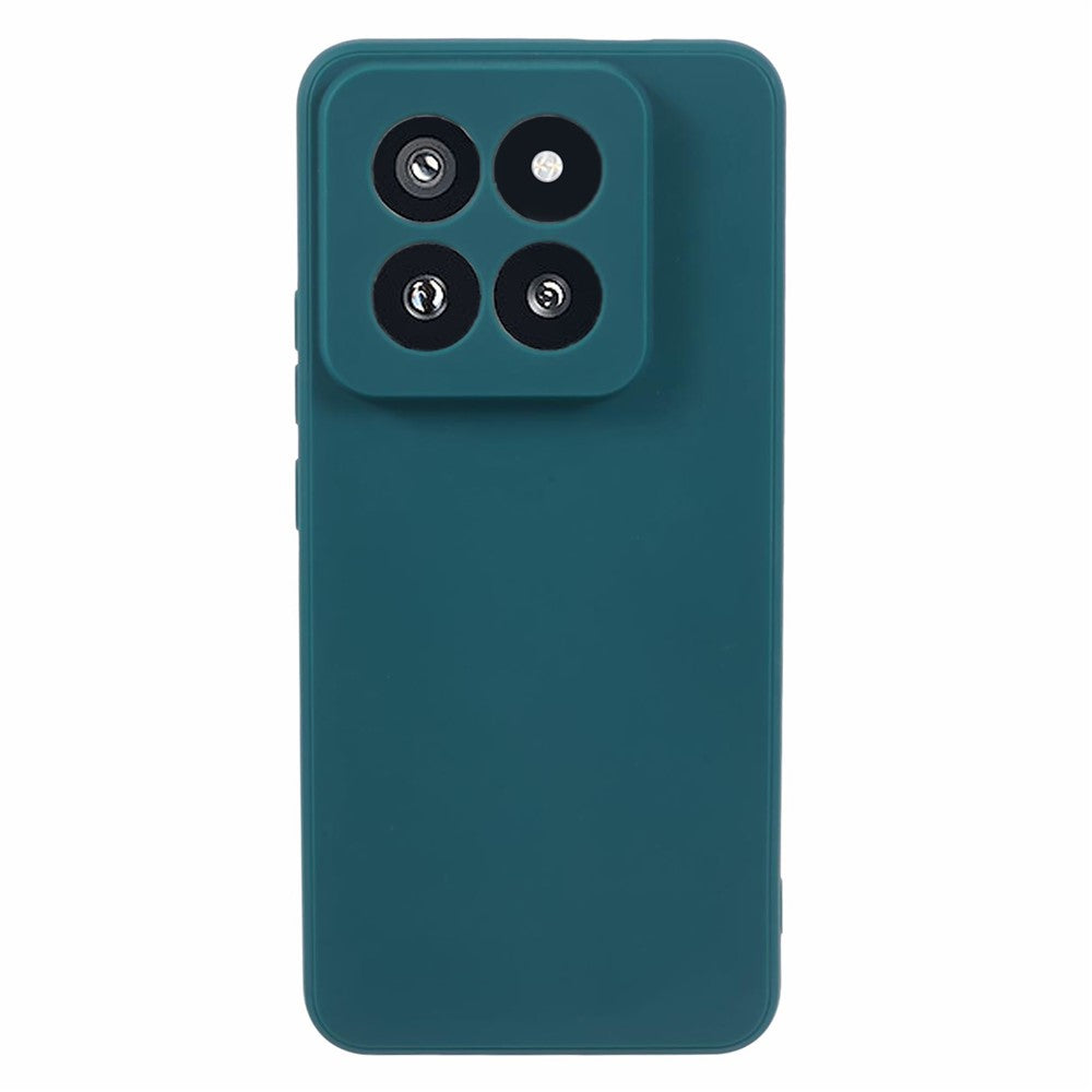 For Xiaomi 14 Pro TPU Case Straight Edge Candy Color Phone Cover