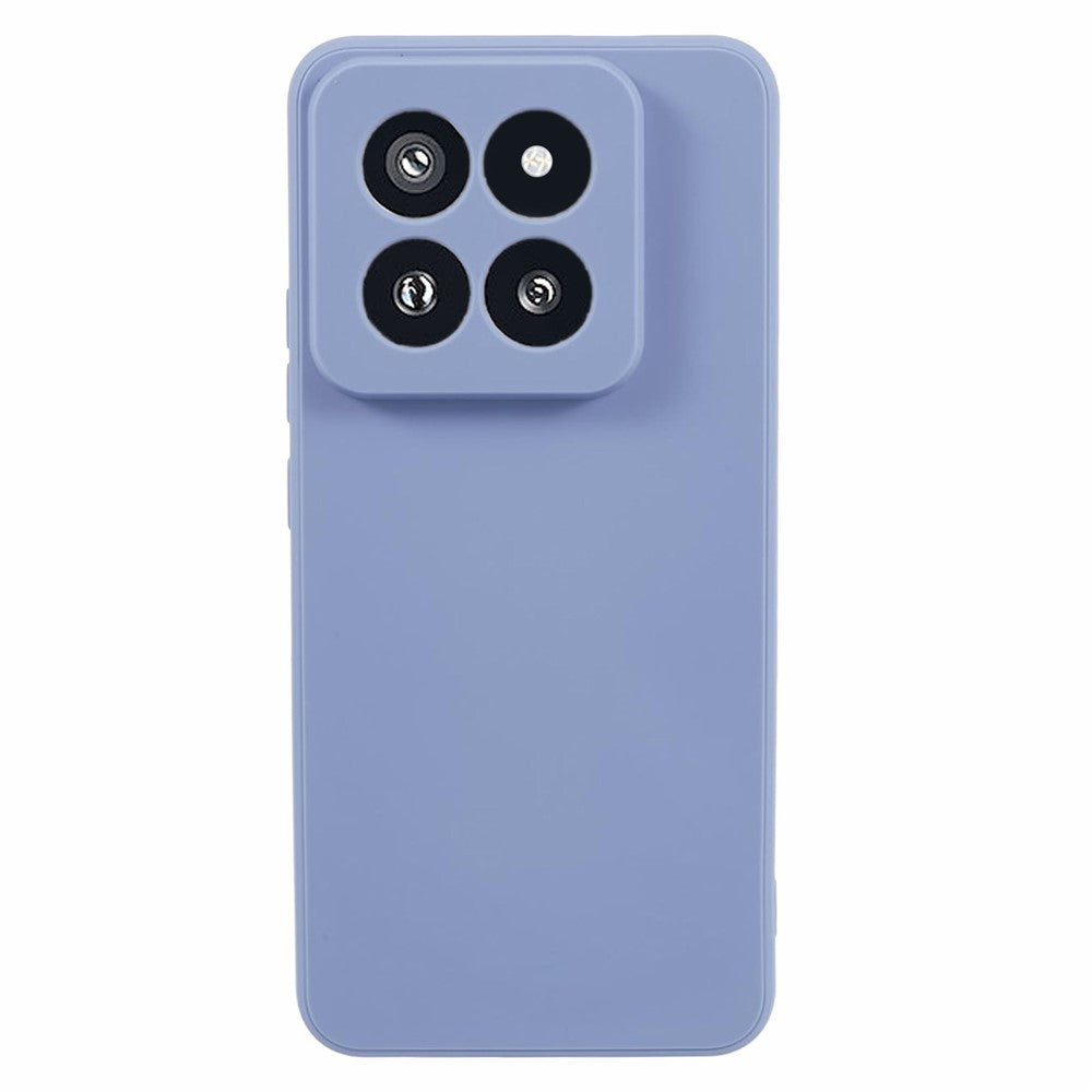 For Xiaomi 14 Pro TPU Case Straight Edge Candy Color Phone Cover