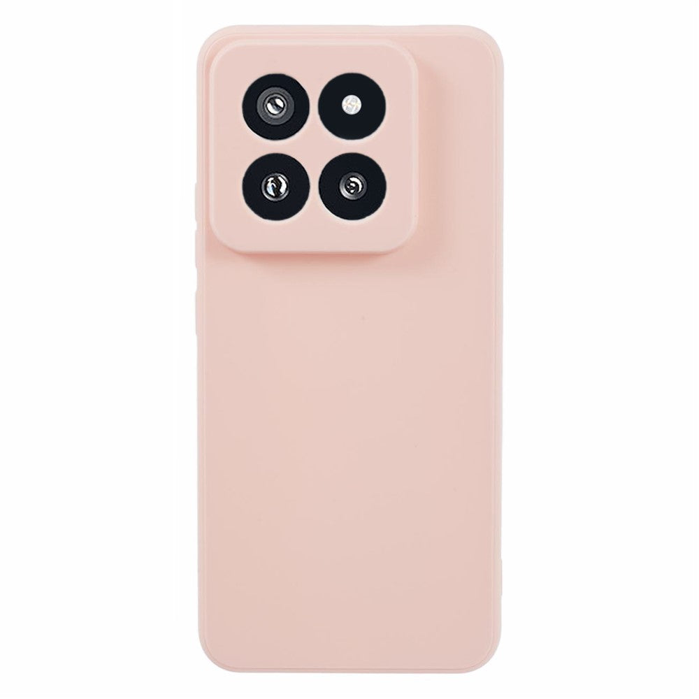 For Xiaomi 14 Pro TPU Case Straight Edge Candy Color Phone Cover