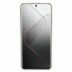 For Xiaomi 14 Pro TPU Case Fiber Lining Rubberized Phone Back Cover