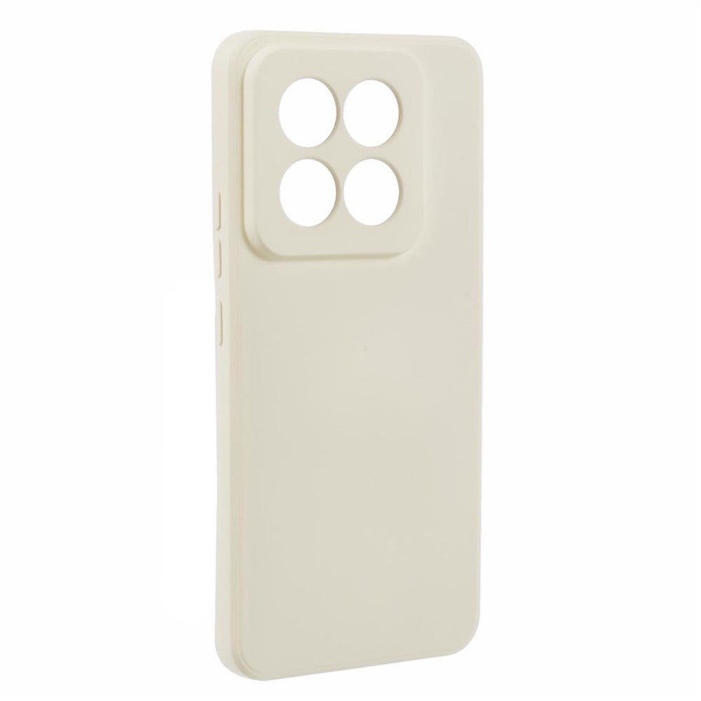 For Xiaomi 14 Pro TPU Case Fiber Lining Rubberized Phone Back Cover