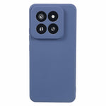 For Xiaomi 14 Pro TPU Case Fiber Lining Rubberized Phone Back Cover