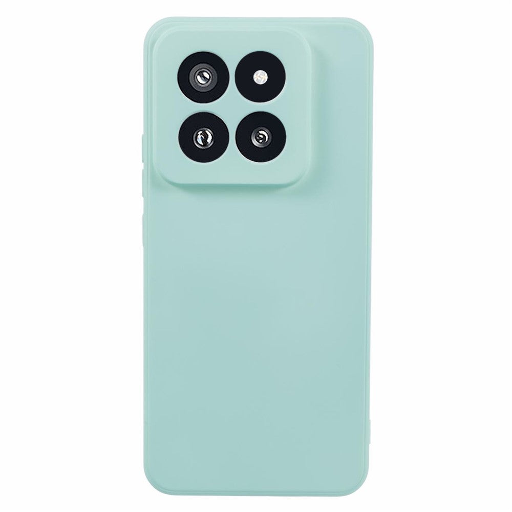 For Xiaomi 14 Pro TPU Case Fiber Lining Rubberized Phone Back Cover
