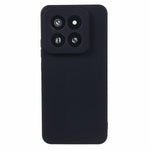 For Xiaomi 14 Pro TPU Case Fiber Lining Rubberized Phone Back Cover
