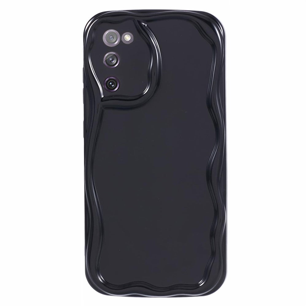 YX Series For For Samsung Galaxy S20 FE 5G / S20 FE / S20 FE 2022 / S20 Lite Case Creative Wave Shape TPU Precise Cutout Phone Shell