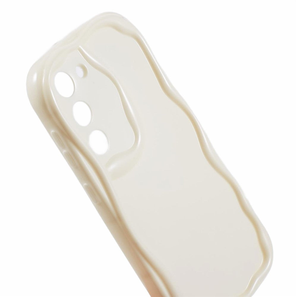YX Series For Samsung Galaxy S21 5G / 4G Case Precise Cutout Wavy Back Phone Cover