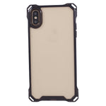 For iPhone XS Max Case TPU Frame Clear Acrylic Back Phone Cover