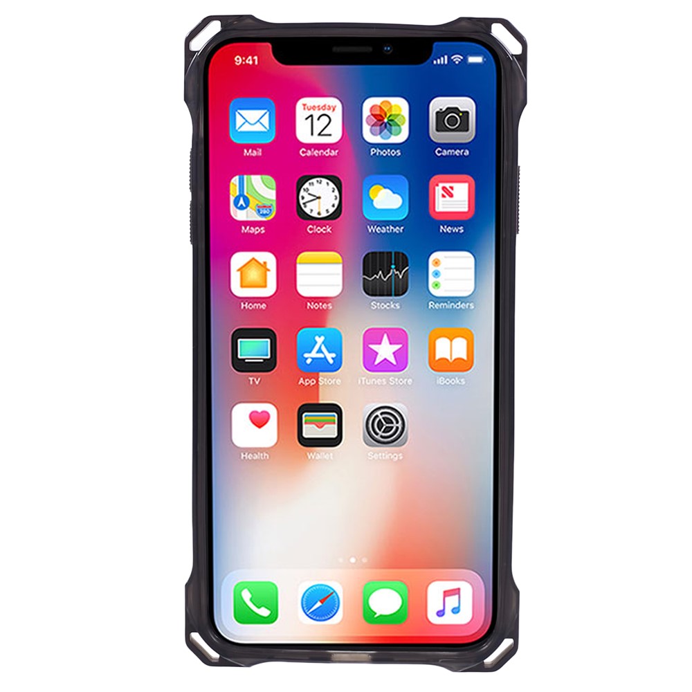 For iPhone XS Max Case TPU Frame Clear Acrylic Back Phone Cover