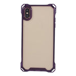 For iPhone XS Max Case TPU Frame Clear Acrylic Back Phone Cover