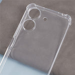 For Xiaomi Redmi 13C 4G / Poco C65 4G Case TPU Drop-resistant Phone Back Cover with Lanyard