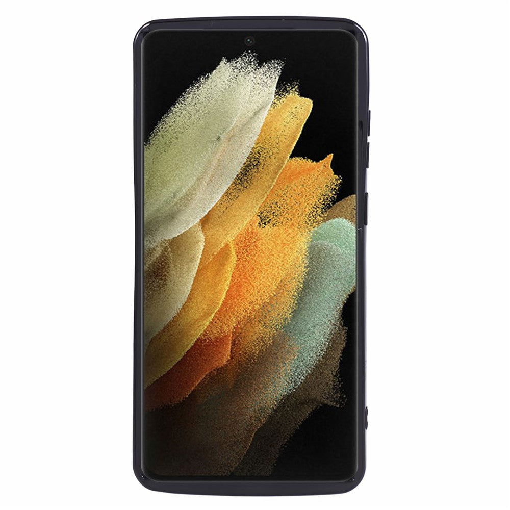 YX-serien för Samsung Galaxy S21 Ultra 5G TPU-skal vågformat mobilskydd (exakt utskärning)
