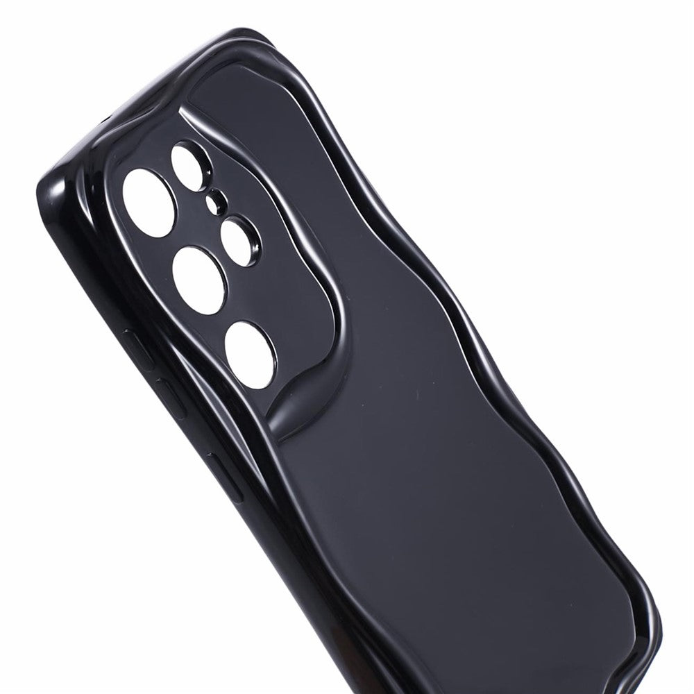 YX-serien för Samsung Galaxy S21 Ultra 5G TPU-skal vågformat mobilskydd (exakt utskärning)