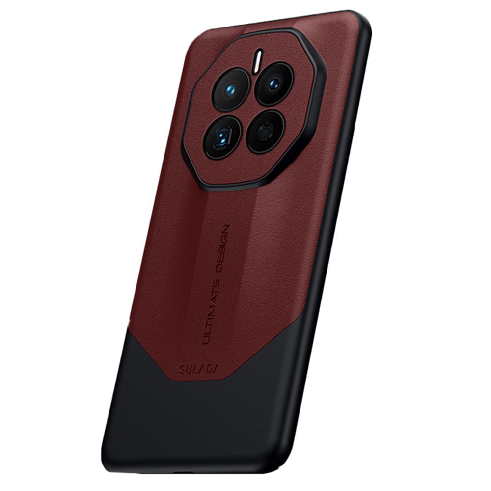 SULADA För Huawei Mate 50 4G Skal PC+PU Läder Stötsäkert Smartphoneskal