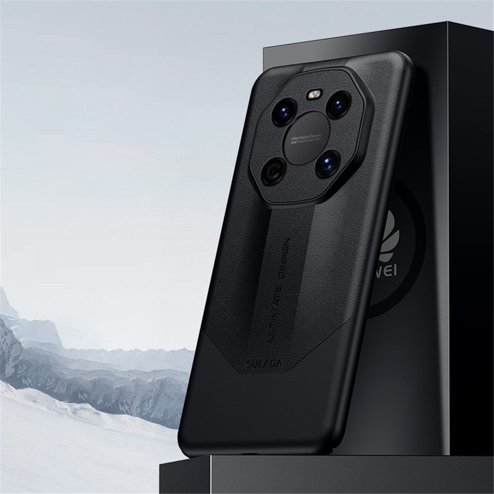 SULADA För Huawei Mate 40 Skal Anti-fall PC+PU Läder mobilskydd