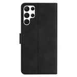 For Samsung Galaxy S24 Ultra Case PU Leather Wallet Imprinted Butterfly Stand Phone Cover