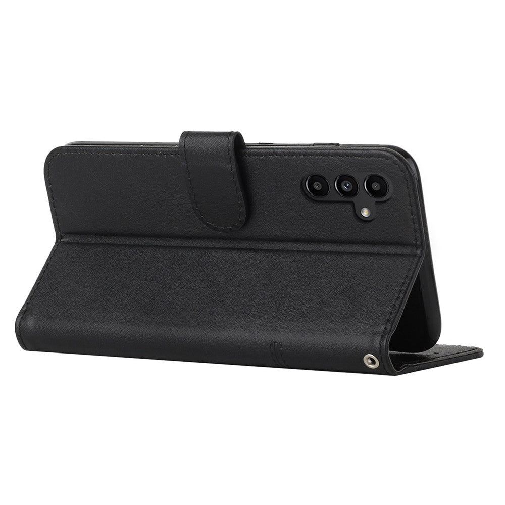 Til Samsung Galaxy A15 4G etui Kalvetekstur Pung Læder Telefoncover