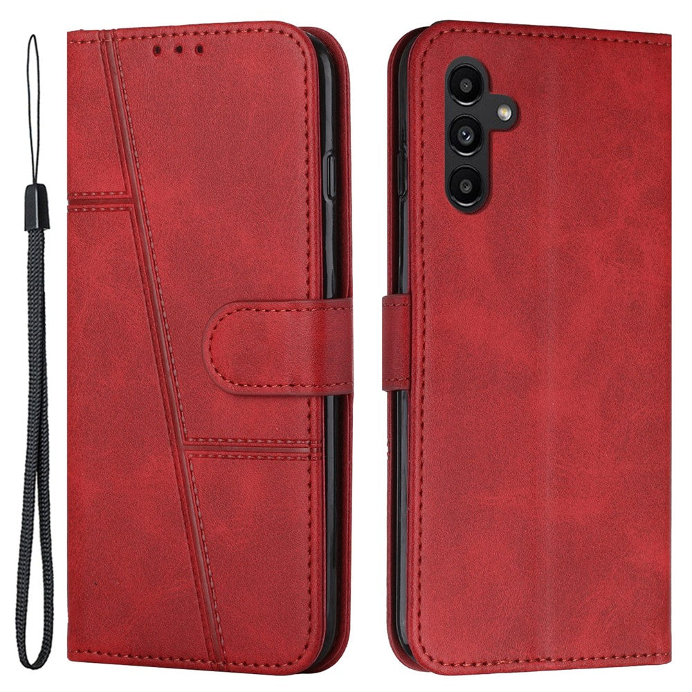 Til Samsung Galaxy A15 4G etui Kalvetekstur Pung Læder Telefoncover