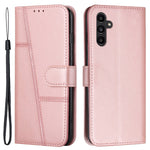 Til Samsung Galaxy A15 4G etui Kalvetekstur Pung Læder Telefoncover