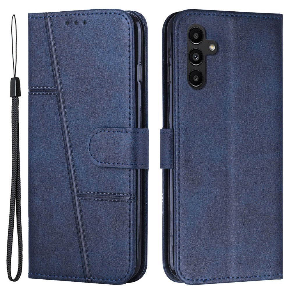 Til Samsung Galaxy A15 4G etui Kalvetekstur Pung Læder Telefoncover