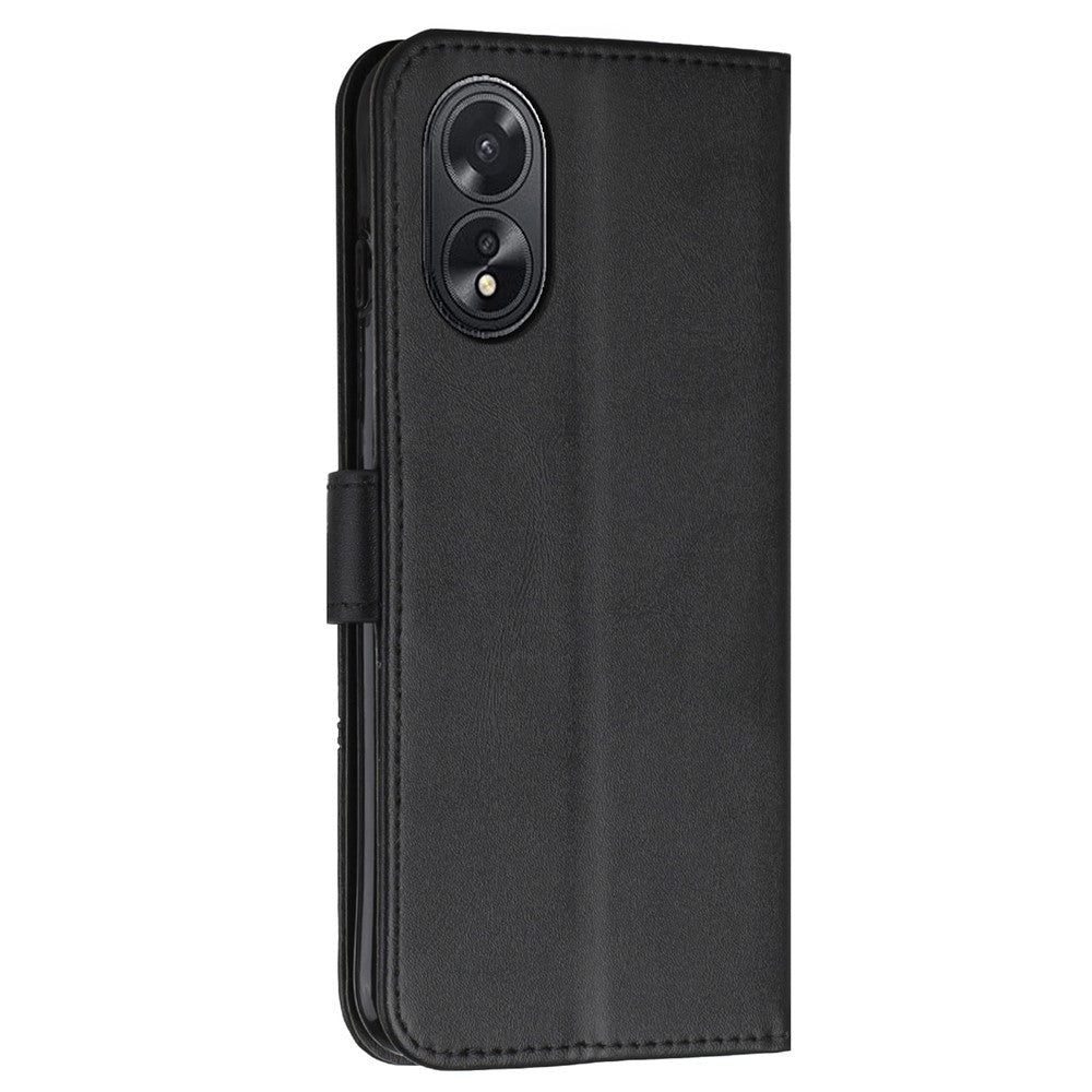 For Oppo A38 4G / A18 4G Case Wallet Stand Calf Texture Leather Cover