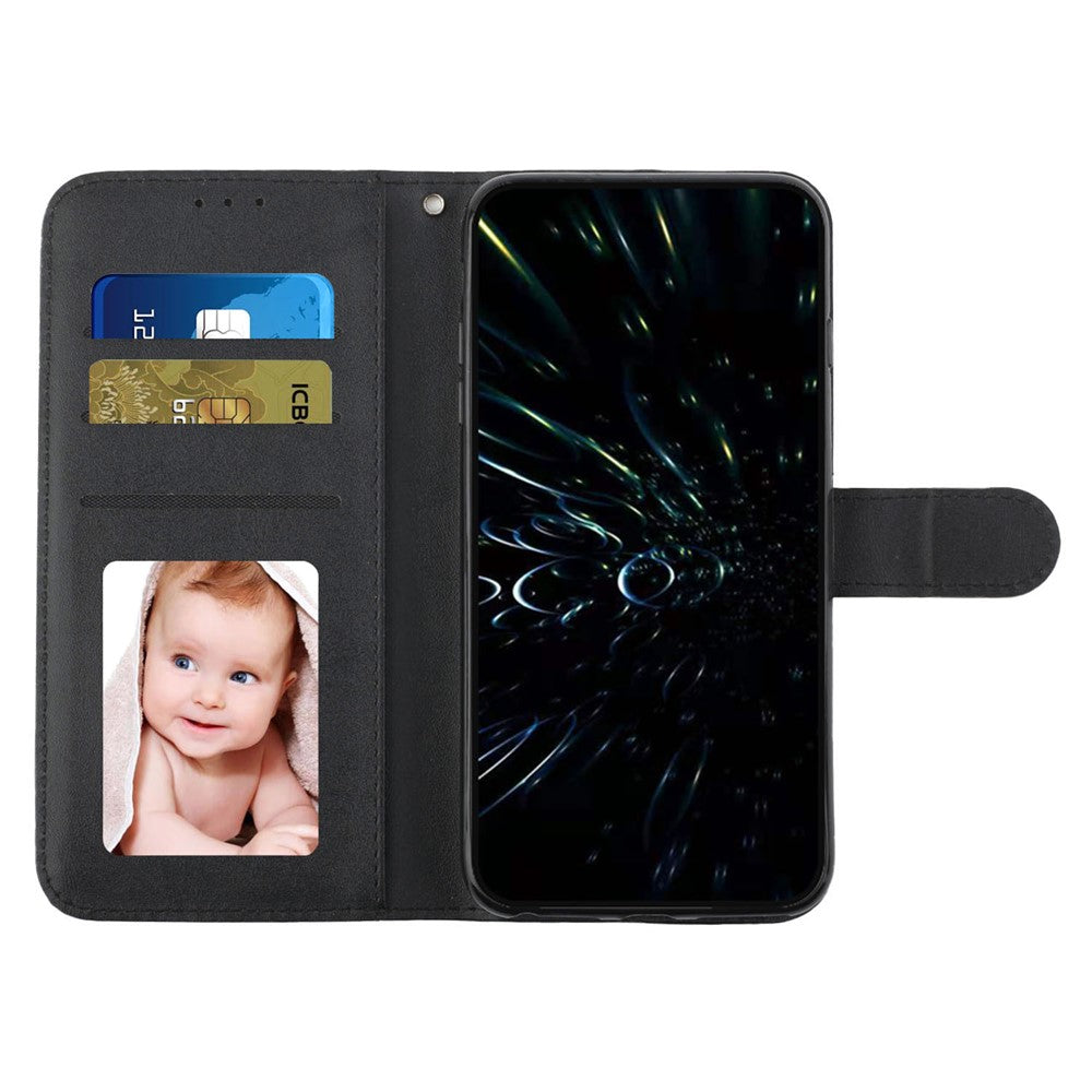 For Oppo A38 4G / A18 4G Case Wallet Stand Calf Texture Leather Cover