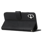 Läderfodral med magnetisk spänne och vikbart läderfodral för Samsung Galaxy A05 4G.