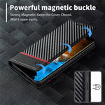 LC.IMEEKE For Samsung Galaxy S24 Case TPU+PU Leather Drop-proof Smart Phone Wallet Cover