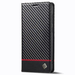 LC.IMEEKE For Samsung Galaxy S24 Case TPU+PU Leather Drop-proof Smart Phone Wallet Cover