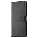 LC.IMEEKE For Samsung Galaxy S24 Ultra Case Drop-resistant Stand Leather Phone Shell Cover
