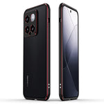 For Xiaomi 14 Case Heat Dissipation Metal Frame Phone Bumper Cover
