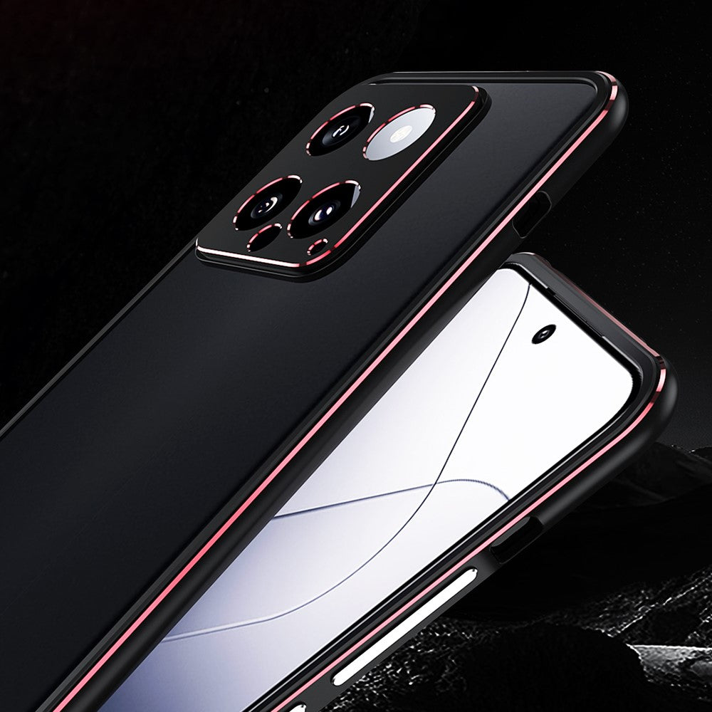 For Xiaomi 14 Case Heat Dissipation Metal Frame Phone Bumper Cover
