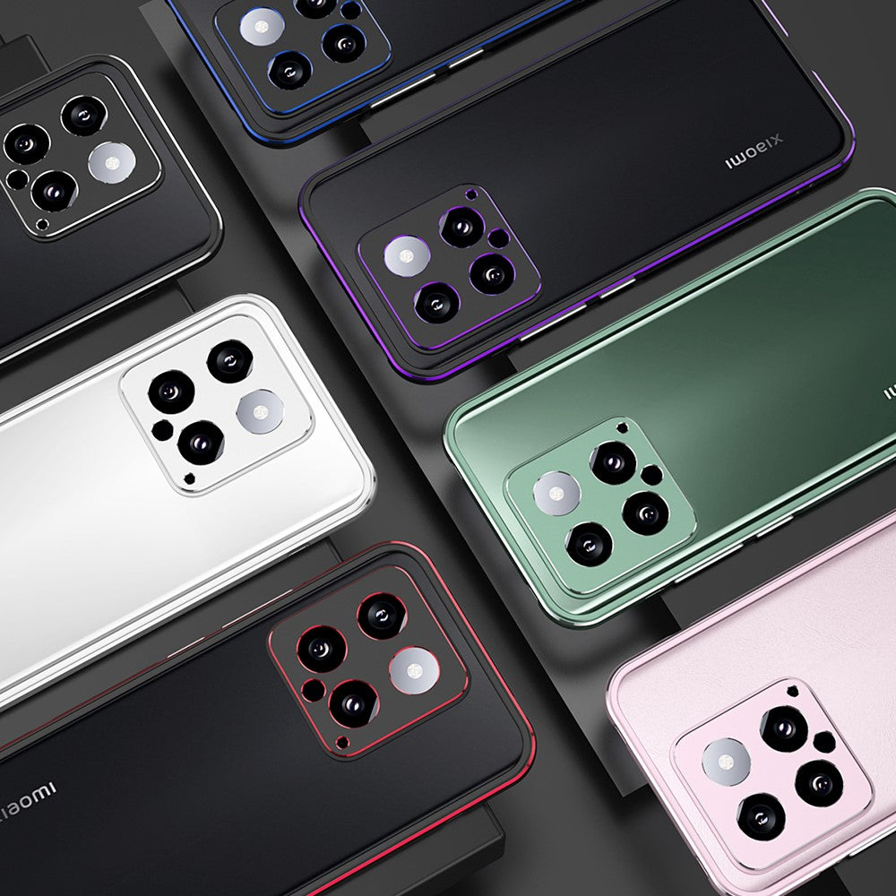 For Xiaomi 14 Case Heat Dissipation Metal Frame Phone Bumper Cover
