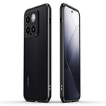 For Xiaomi 14 Case Heat Dissipation Metal Frame Phone Bumper Cover