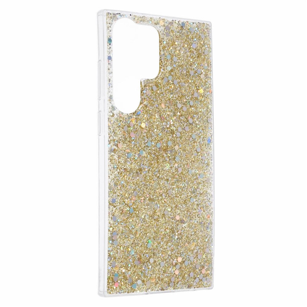 For Samsung Galaxy S23 Ultra Case TPU Glitter Sparkle Phone Cover
