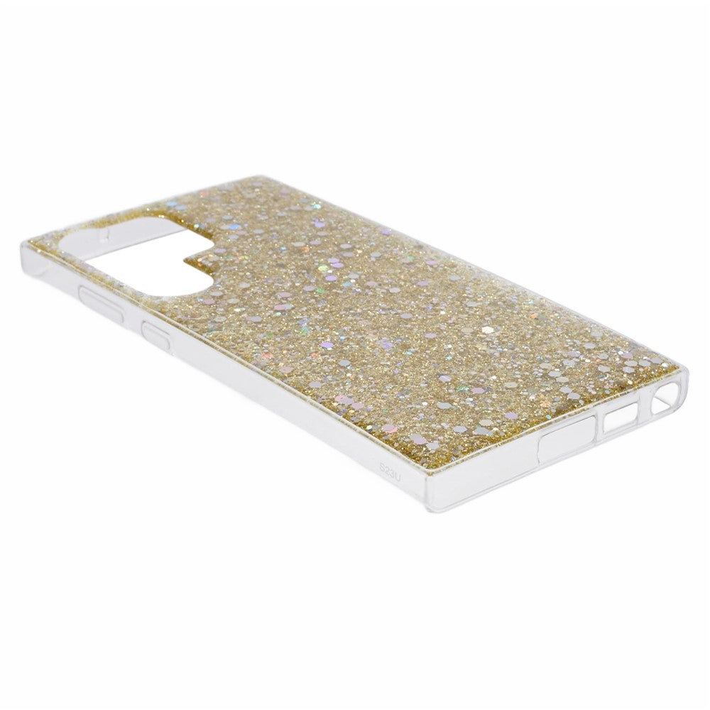 For Samsung Galaxy S23 Ultra Case TPU Glitter Sparkle Phone Cover