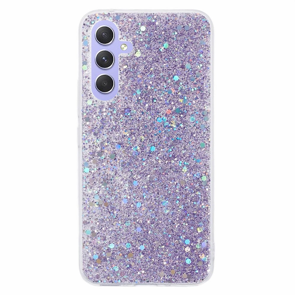 For Samsung Galaxy A34 5G TPU Phone Case Glitter Bling Shiny Back Cover