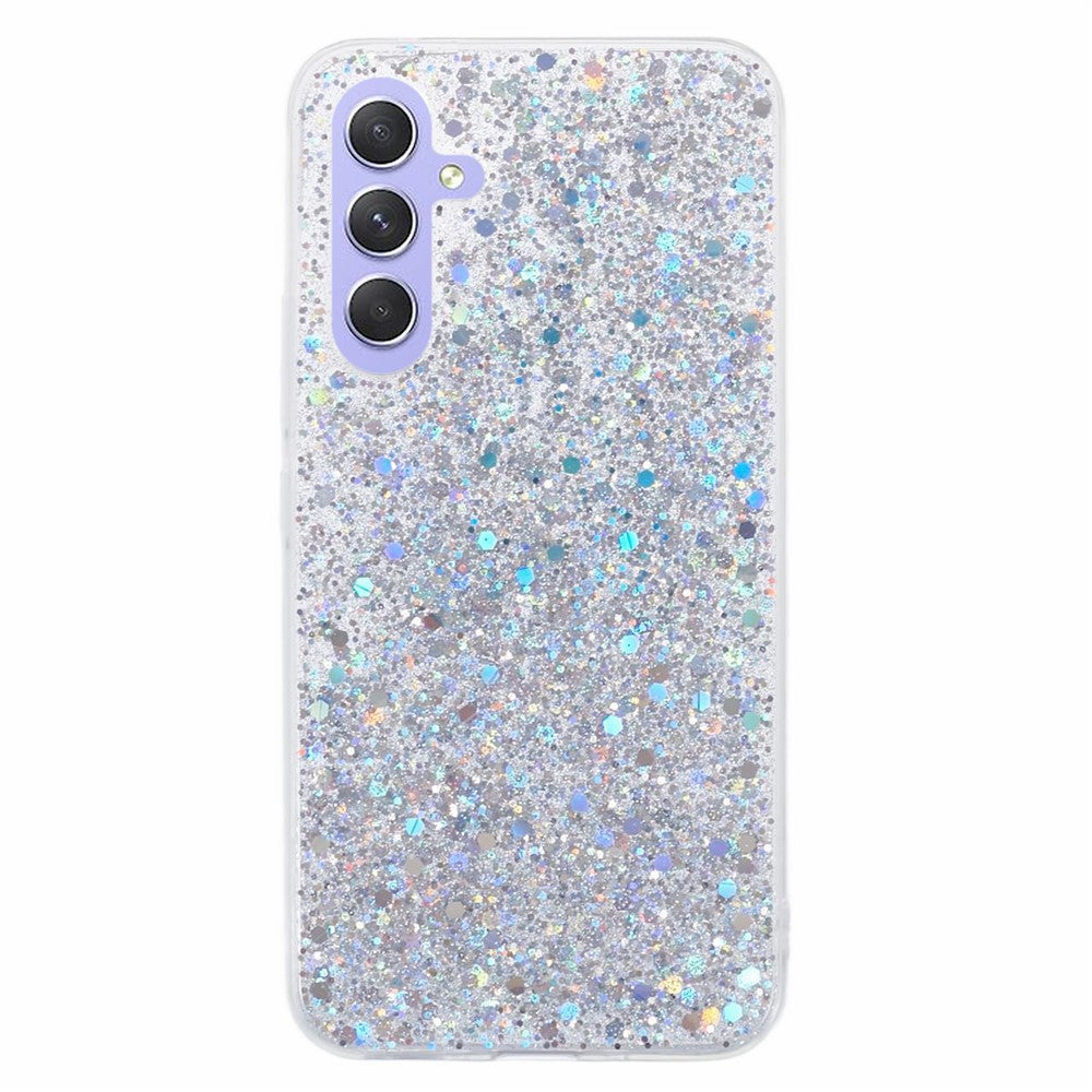 For Samsung Galaxy A34 5G TPU Phone Case Glitter Bling Shiny Back Cover