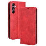 Til Samsung Galaxy A15 5G lædercover retro-telefoncover med pungstativ