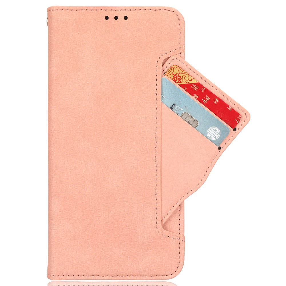 Til Samsung Galaxy A15 5G Etui med Flere Kortlommer Stander Telefon Læder Cover