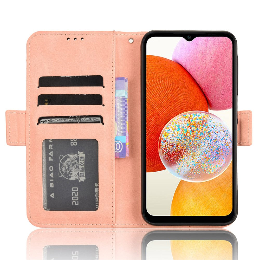 Til Samsung Galaxy A15 5G Etui med Flere Kortlommer Stander Telefon Læder Cover