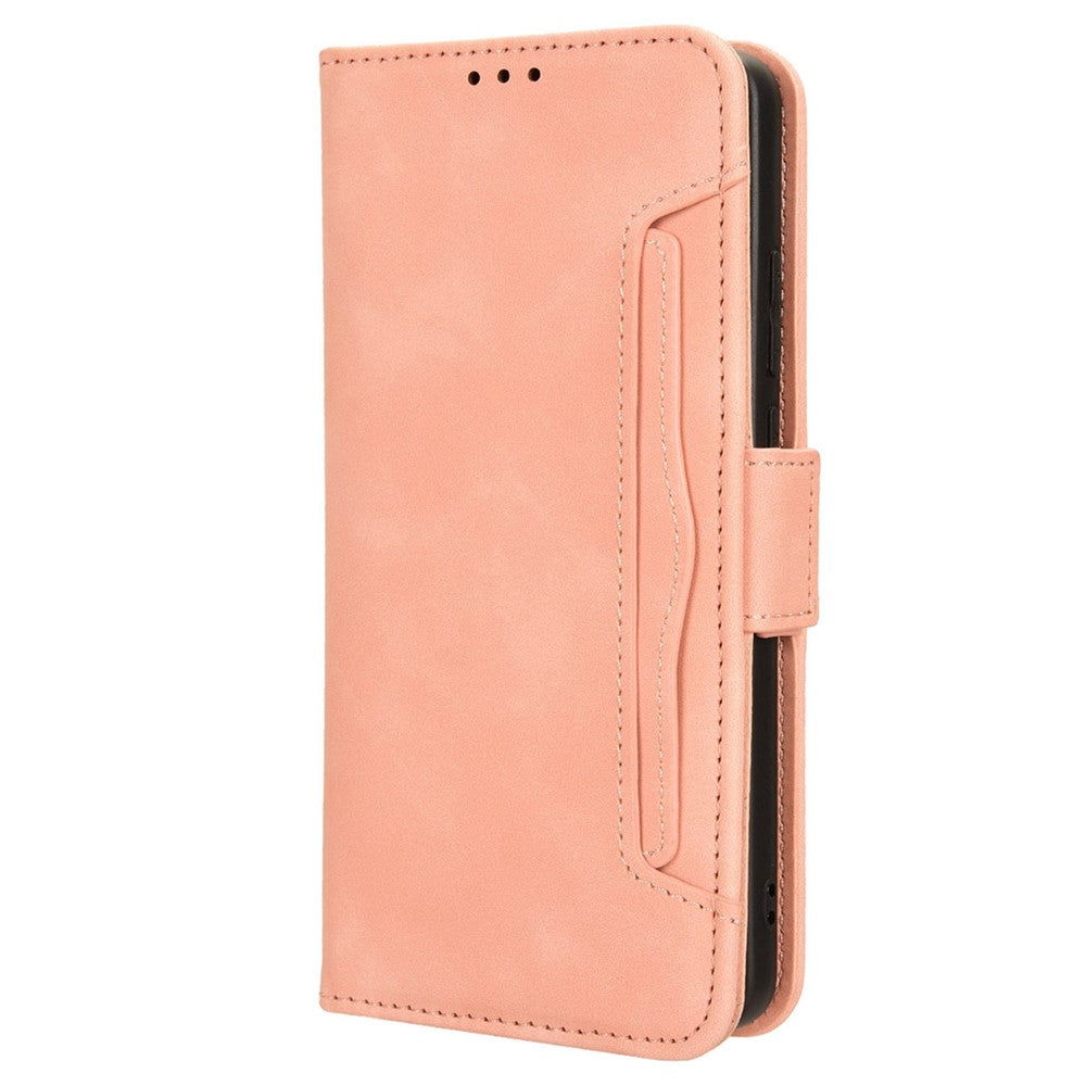 Til Samsung Galaxy A15 5G Etui med Flere Kortlommer Stander Telefon Læder Cover