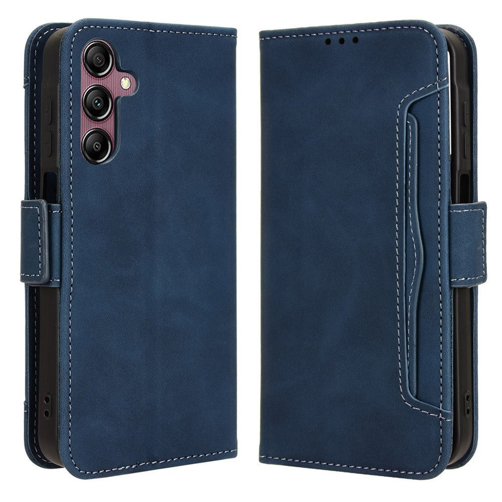 Til Samsung Galaxy A15 5G Etui med Flere Kortlommer Stander Telefon Læder Cover
