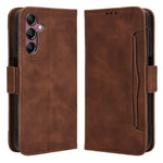 Til Samsung Galaxy A15 5G Etui med Flere Kortlommer Stander Telefon Læder Cover
