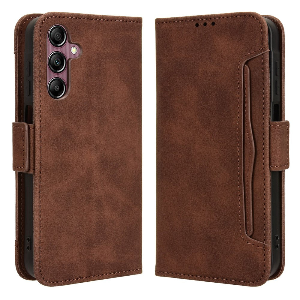 Til Samsung Galaxy A15 5G Etui med Flere Kortlommer Stander Telefon Læder Cover