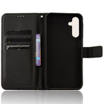 Til Samsung Galaxy A15 5G Etui Diamanttekstur Læder Pung Telefoncover