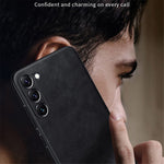 SULADA For Samsung Galaxy S24 Cell Phone Cases PU Leather+TPU+PC Back Cover