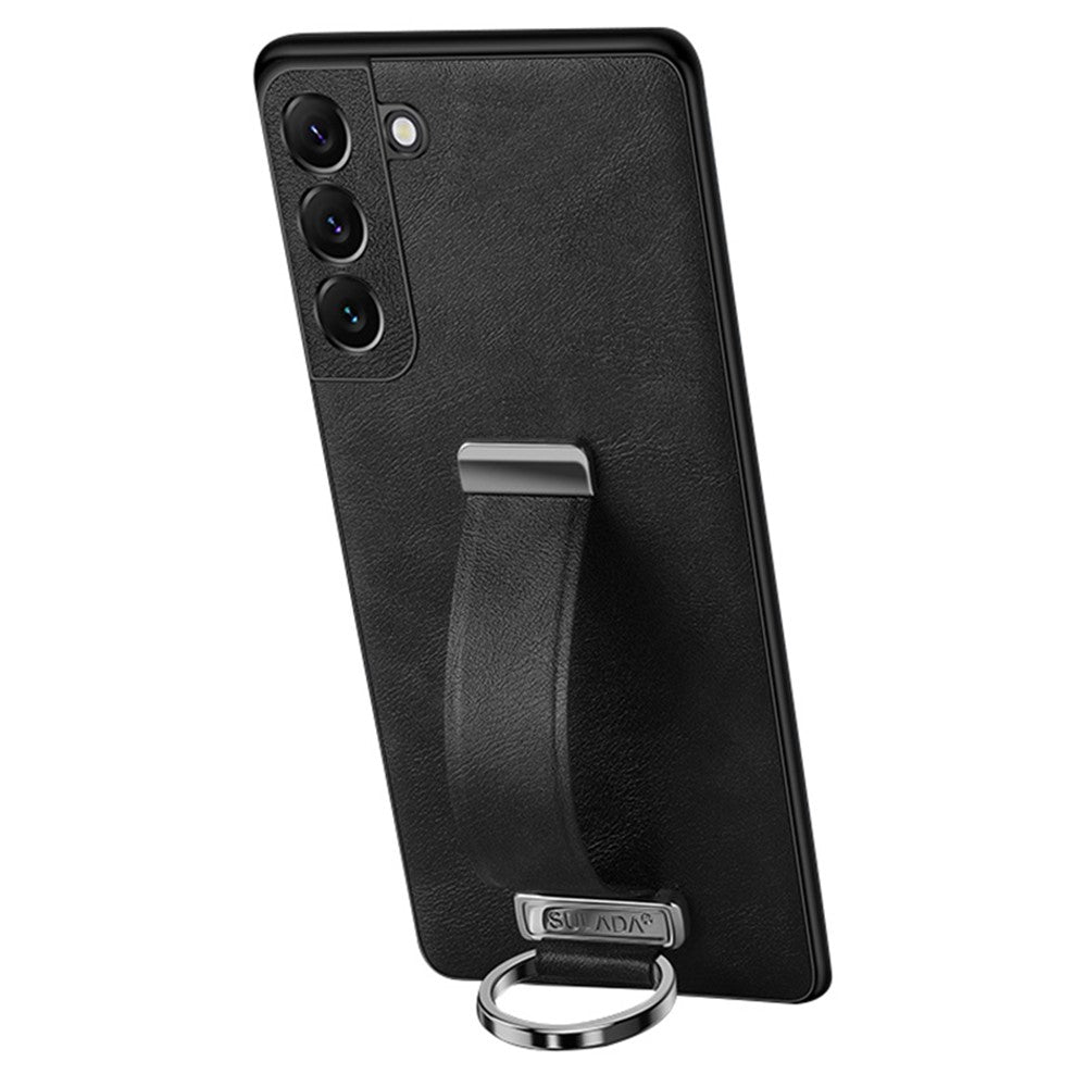 SULADA Fashion Series til Samsung Galaxy S24, stødsikkert mobilcover med støttefunktion og håndledsrem
