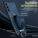 SULADA Fashion Series til Samsung Galaxy S24, stødsikkert mobilcover med støttefunktion og håndledsrem