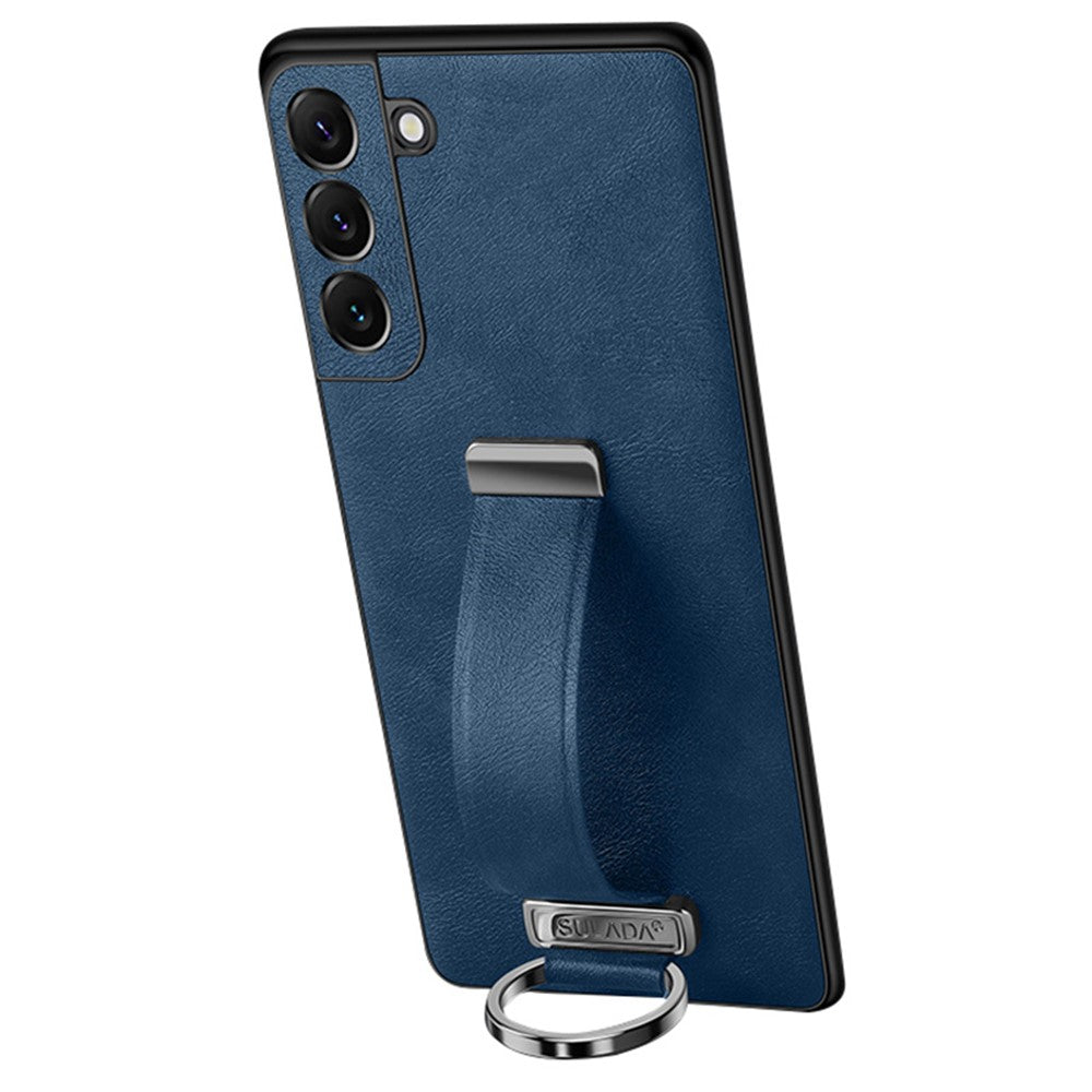 SULADA Fashion Series til Samsung Galaxy S24, stødsikkert mobilcover med støttefunktion og håndledsrem